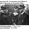 Quelle est la position du Maréchal Pétain vis à vis du régime Hitlérien ?